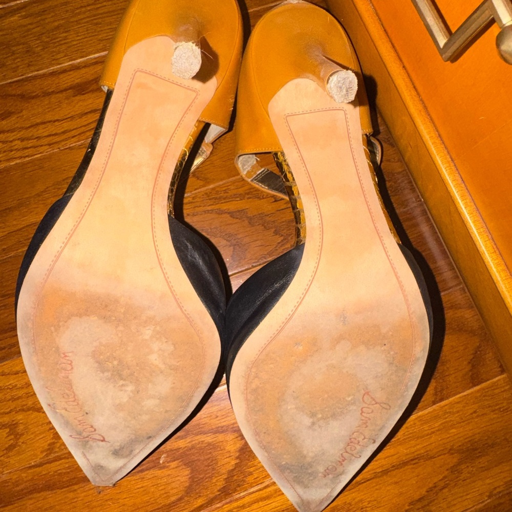 Sam Edelman Black and Brown Heels - Picture 6 of 8